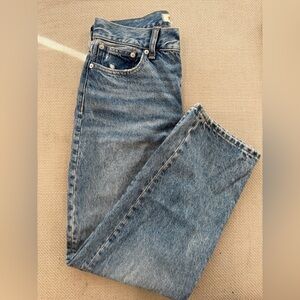 Madewell Low-Slung Straight Denim Jeans